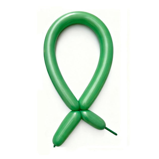 Baloane de Modelaj, Flippy, Set 50 bucati, Model Standard, din Latex, 30 x 1.5 cm, 1.8 g per unitate, pana la 150 cm, Verde - vivimall.ro