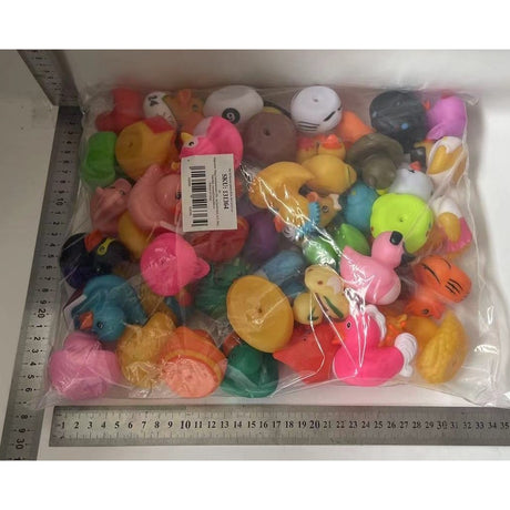 Set 50 Ratuste pentru Baie, Vivimall, 6x5.5x5.5 cm, Multicolore - vivimall.ro