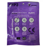Set 500 bucati Masca de protectie faciala, Flippy, de unica folosinta pentru adulti, FFP2, KN95 CE 0370, 5 straturi, nesterila, ambalaj individual - vivimall.ro