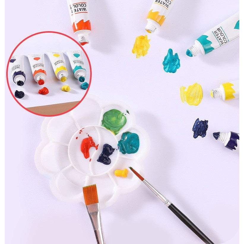 Set 53 Piese pentru Desen si Pictura, Vivimall, Tip Servieta, Model Unicorni, 30 x 24 x 5.4 cm, Multicolor - vivimall.ro