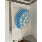 Set 6 Coifuri Birthday Boy, Vivimall, pentru Petrecere, Tematica Aniversare, Model cu Buline, Albastru - vivimall.ro