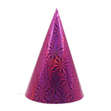 Set 6 Coifuri Metalizate, Vivimall, pentru Petrecere, Tematica Aniversare, Roz - vivimall.ro