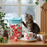 Set 6 Cutii de Depozitare Alimente, Vivimall, 2 x 500ml, 2 x 800ml, 2 x 1200ml, Capac Albastru, din PP+PET, Inchidere Ermetica, Transparent - vivimall.ro