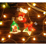 Set 6 decoratiuni de Craciun luminoase, Vivimall - vivimall.ro