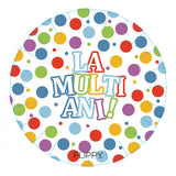 Set 6 Farfurii Carton La Multi Ani 30 Cm | CheerTime 2 - vivimall.ro