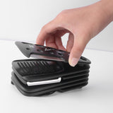 Set 6 In 1 Mini Ustensile Bucatarie Taietor Pizza, Cutit, Curatator, Razatoare, Desfacator, Presa Usturoi, Manere Din Abs, Lame Ascutite Din Otel Inoxidabil, 7.1 X 12.9 X 4.8 Cm, Negru - vivimall.ro