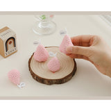 Set 6 Lumanari Parfumate, Model Capsunici, Ardere 30 Min, 78G