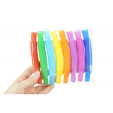 Set 6 Pop tube, Vivimall, Jucarie senzoriala, Antistres, Diverse Culori - vivimall.ro