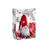 Set 6 Pungi Cadou, Vivimall, Imprimeu Tematica Gnomi, Model Random, din Hartie, Impachetare Usoara a Cadourilor, 18.5x22.5x8.5 cm, Multicolor - vivimall.ro