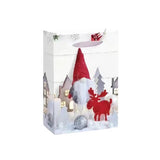 Set 6 Pungi Cadou, Vivimall, Imprimeu Tematica Gnomi, Model Random, din Hartie, Impachetare Usoara a Cadourilor, 18.5x22.5x8.5 cm, Multicolor - vivimall.ro