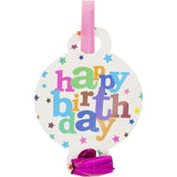 Set 6 Suflatori, Vivimall, Colectia Happy Birthday, 19 x 11 cm, din Carton/Plastic/Hartie, Multicolor - vivimall.ro