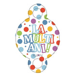 Set 6 Suflatori, Vivimall, Colectia LA MULTI ANI, 19 x 11 cm, din Carton/Plastic/Hartie, Multicolor - vivimall.ro