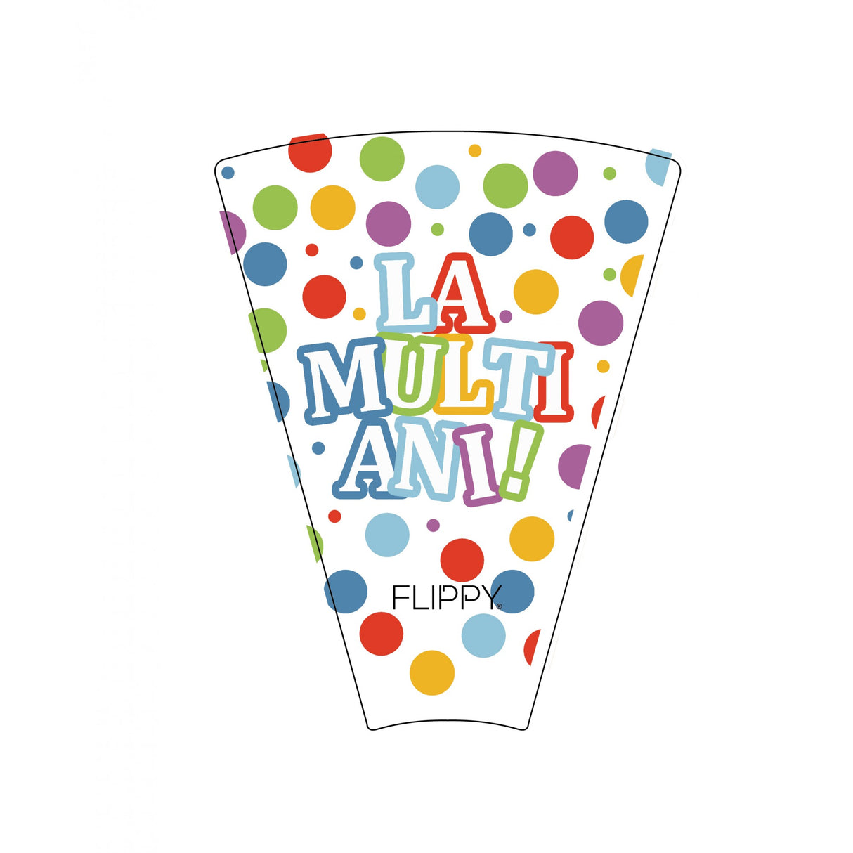 Set 6 Suflatori, Vivimall, Colectia  LA MULTI ANI, 20 cm, din Carton, Multicolor - vivimall.ro