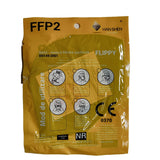 Set 60 bucati Masca de protectie faciala, Flippy, de unica folosinta pentru adulti, FFP2, KN95 CE 0370, 5 straturi, nesterila, ambalaj individual, Negru - vivimall.ro