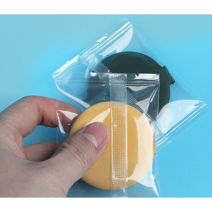 Set 7 Bureti de Machiaj Triunghi Vivimall, Reutilizabili, Utilizare Umeda sau Uscata, 5.5 x 5.5 x 1.3 cm, Powder Puff, Multicolor - vivimall.ro