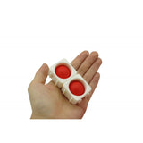 Set 8 blocuri de constructie din silicon, Pop Bubble, Fidget Toy, Puzzle, Multicolor - vivimall.ro