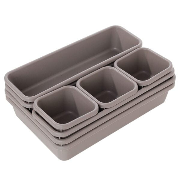 Set 8 cutii sertar multifunctionale | ClearOrganize - vivimall.ro