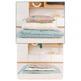 Set 9 Saci de Vidat Haine, Vivimall, Marimi Diferite, Vidare prin Vacuum, Reutilizabili, Impermeabili, Pompa Inclusa, Transparent - vivimall.ro