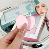 Kit de Aplicare Tus, Vivimall, pentru Incepatori, Accesoriu Machiaj, 4 Produse, Tus Impermeabil, Negru, Cutie Roz - vivimall.ro