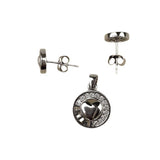 Set Argint 925 Inima In Cerc