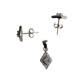 Set Argint 925 Romb