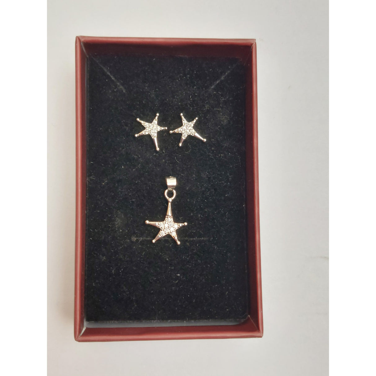 Set Argint 925 Stelute Asimetrice, Jolie Silver, 1.8G