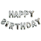 Set 13 Baloane Folie, Tip Ghirlanda, Model Happy Birthday, 40 Cm,