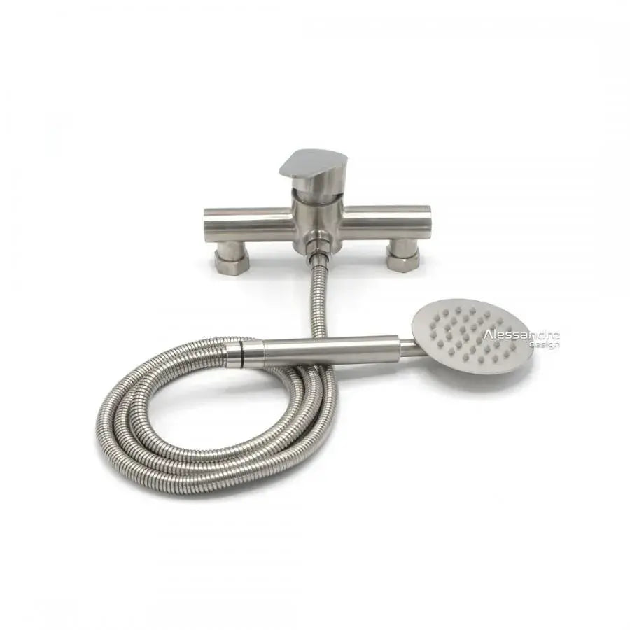 Set Baterie Si Furtun, Inox Sus304, Satinat - vivimall.ro