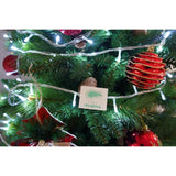 Set brad artificial de Craciun si elemente decorative, Decorat cu conuri de pin, pentru interior/exterior, inaltime 210 cm, diametru 114 cm, 1057 ramuri, Flippy, verde, suport metalic inclus - vivimall.ro