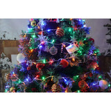 Set brad artificial de Craciun si elemente decorative, nins, decorat cu conuri pin, pentru interior/exterior, inaltime 210 cm, diametru 147 cm, 1150 ramuri, Flippy, verde, suport metalic inclus - vivimall.ro