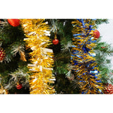 Set brad artificial de Craciun si elemente decorative, nins, decorat cu conuri pin, pentru interior/exterior, inaltime 210 cm, diametru 147 cm, 1150 ramuri, Flippy, verde, suport metalic inclus - vivimall.ro