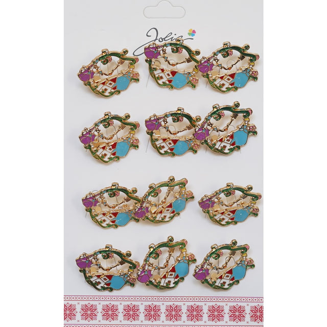 Set Broșe Mărțișor Castel | MărțișorArt - vivimall.ro