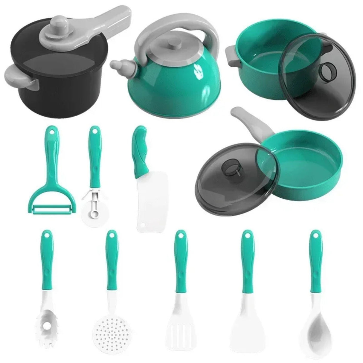 Bucatarie pentru Copii, Flippy, Multifunctionala, Set 91 piese, Accesorii, Mancare de Jucarie, Ustensile, Cos cumparaturi, Invatare prin joaca, Montessori, 3+ ani, Multicolor - vivimall.ro