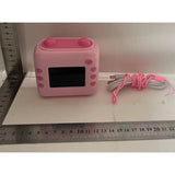 Set Camera Instantanee pentru Copii, Flippy, Ecran HD 2.4'', 24MP, 720P Video, 1200 mAh, cu Functie de Printare Alb-Negru, cablu USB-C, Bluetooth, Compatibil iOS/Android, Imprimare APP, Roz - vivimall.ro