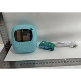 Set Camera Instantanee pentru Copii, Vivimall, Camera 180° Selfie, Ecran HD 2'', 24MP, 720P Video, 1200 mAh, cu Functie de Printare Alb-Negru, cablu USB-C, Bluetooth, Compatibil iOS/Android, Imprimare APP, Model Dino, Turcoaz - vivimall.ro