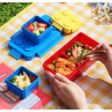 Set caserole pentru pranz interactive, Vivimall, cuburi de construit, plastic, multicolor - vivimall.ro