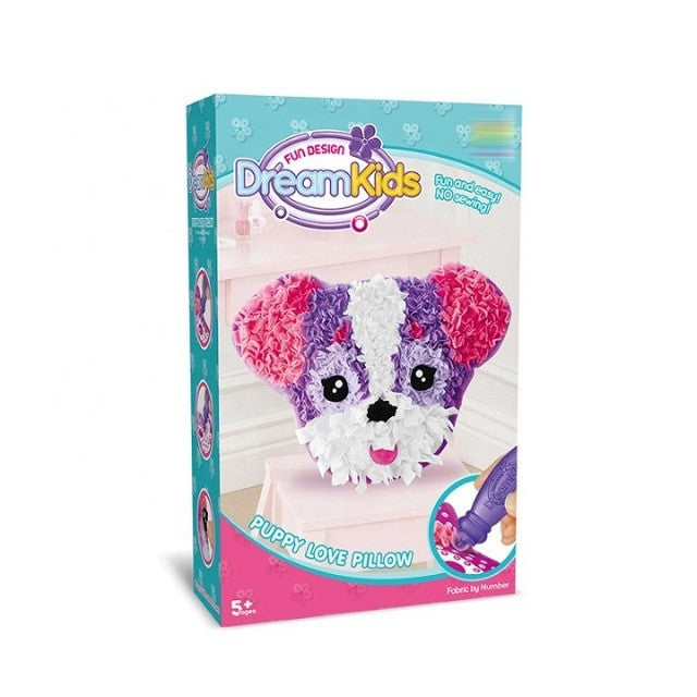 Комплект за създаване на възглавници за деца, Dream Kids, Куче