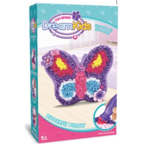 Комплект за създаване на детски възглавници, Dream Kids, Butterfly