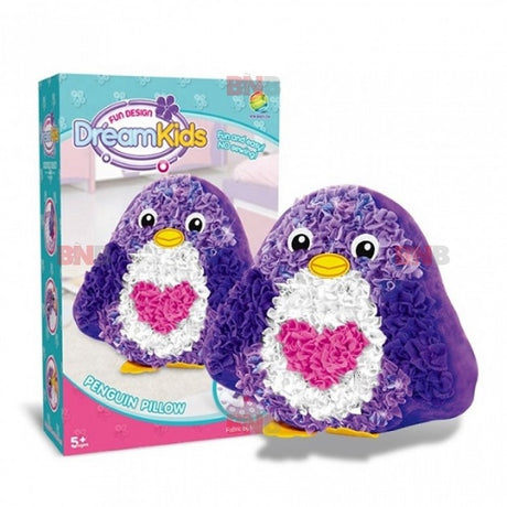 Комплект за създаване на детски възглавници, Dream Kids, Penguin 