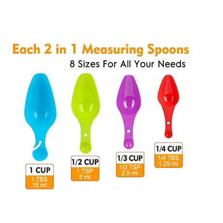 Set Cutii de Depozitare a Alimentelor, Vivimall, 7 Recipiente, 10 Etichete Reutilizabile, 4 Linguri, pentru Bucatarie, Spatula, Etansare, Fara BPA, Transparente, Capac Negru - vivimall.ro