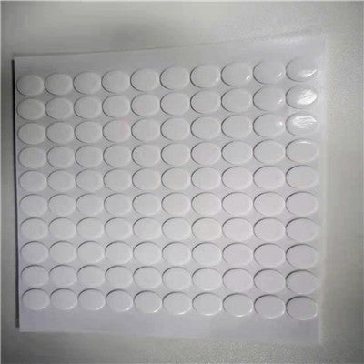 Set de 100 Autocolante pentru Baloane, Pentru fixarea baloanelor pe tavan, Transparente, diametru 20mm, grosime 2mm - vivimall.ro