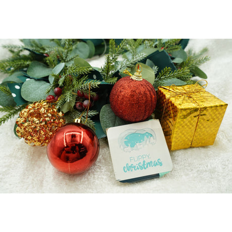 Set de 20 ornamente de brad, Vivimall, de tip Glob, Rosu/ Auriu, din polistiren, cu finisaj sclipitor , cutie  6  cm adancime x 29  cm lungime x 24  cm inaltime - vivimall.ro