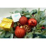 Set De 20 Ornamente De Brad, De Tip Glob, Rosu/, Din Polistiren, Cu Finisaj Sclipitor, Cutie 6 Cm Adancime X 29 Cm Lungime X 24 Cm Inaltime