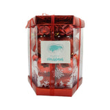 Set de 28 ornamente de brad, Vivimall, de tip Glob, Rosu, din polistiren, cu finisaj sclipitor , cutie  18  cm adancime x 22  cm inaltime x 18  cm lungime) - vivimall.ro