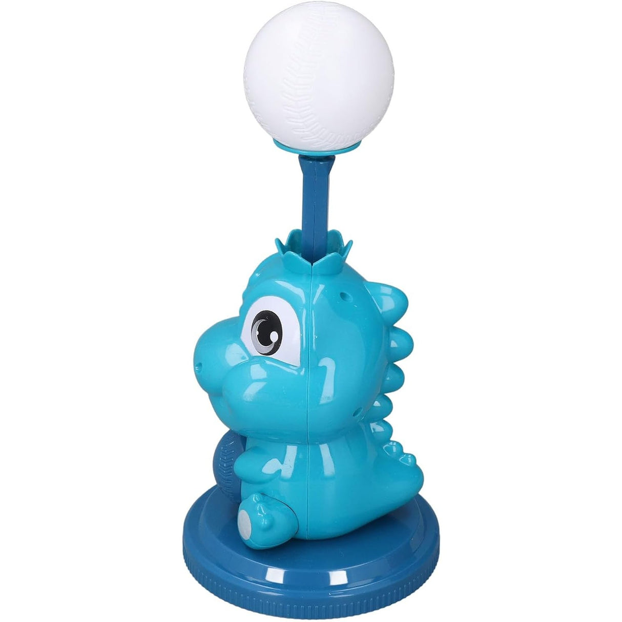 Set de Baseball 5 Piese pentru Copii, Vivimall, Jucarie Dinosaur Press, 14x23 cm, Verde/Albastru - vivimall.ro