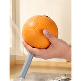 Set de Box cu Minge, Vivimall, cu Ventuza de Prindere, Extensibil, Inaltime Reglabila 130-152 cm, pentru Copii si Adulti, Minge de 11 cm, Portocaliu - vivimall.ro