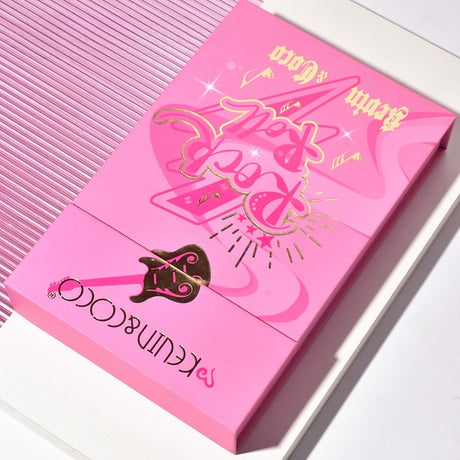 Set de Buze, KEVIN & COCO, Punk Rock, 6 Lip Gloss-uri, 19.3 x 12 cm, Roz/Maro - vivimall.ro