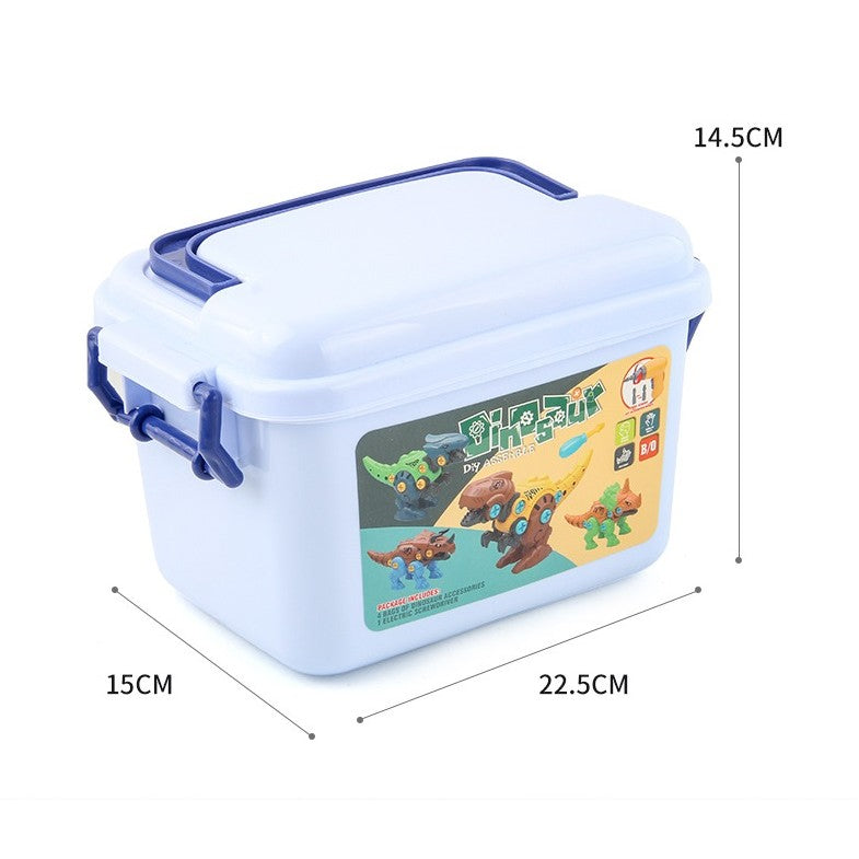 Set dinozauri de construit electric | SmartKidz - vivimall.ro