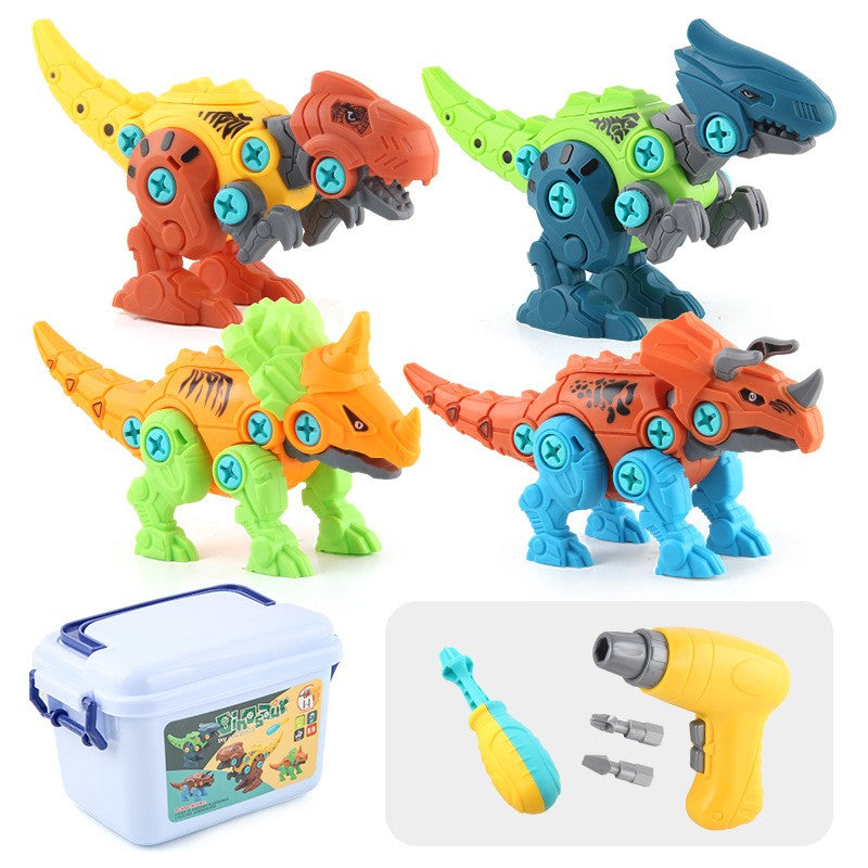 Set dinozauri de construit electric | SmartKidz - vivimall.ro