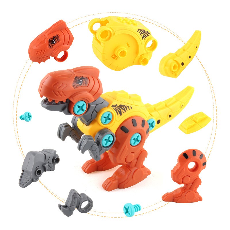 Set dinozauri de construit electric | SmartKidz - vivimall.ro